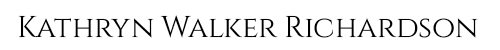 Kathryn Walker Richardson
